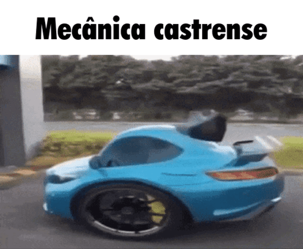 Goofy Ahh Cars Two Wheeled Car Flipping Over GIF