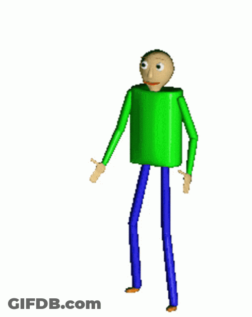 Goofy Ahh Dance Baldi GIF