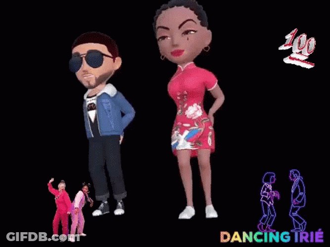 Goofy Ahh Dance Cartoon Couple GIF