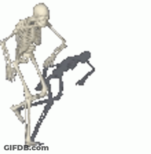 Goofy Ahh Dance Skeleton GIF
