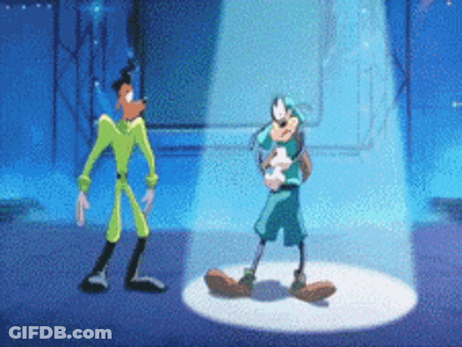 Goofy Ahh Dancing In Spotlight Meme GIF