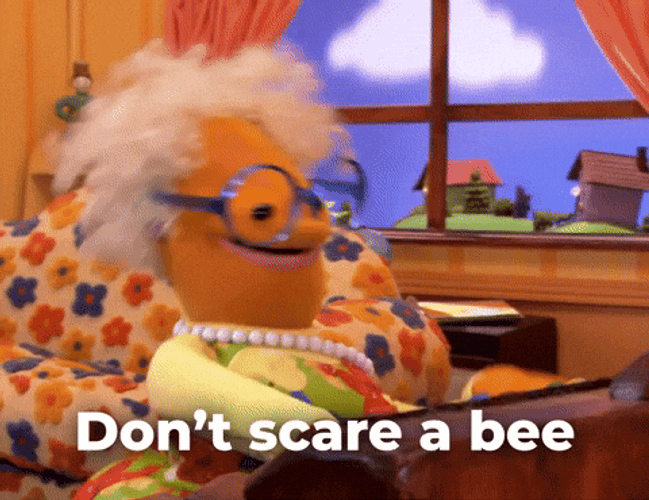 Goofy Ahh Do Not Scare Bee Nanalan' GIF