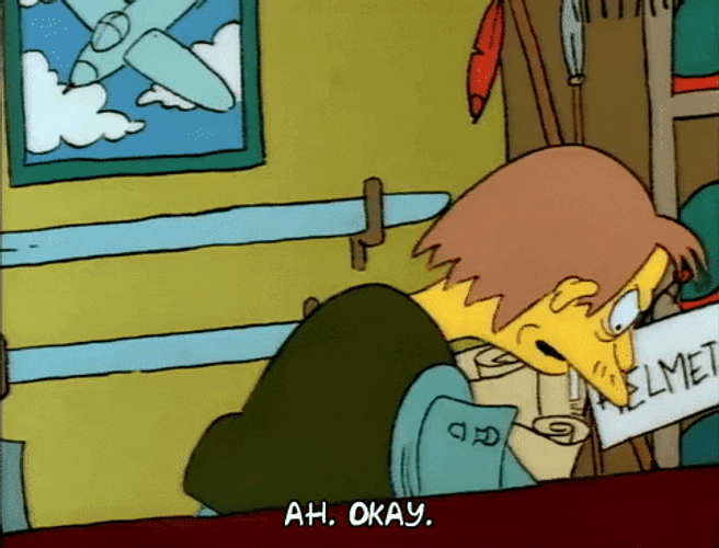 Goofy Ahh Okay Herman Hermann The Simpsons Meme GIF