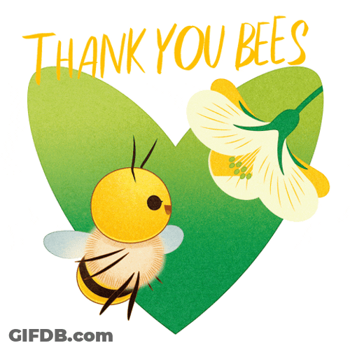 Goofy Ahh Thank You Bees GIF
