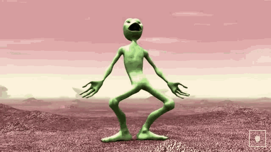 Goofy Alien Dancing Crazy Dance GIF
