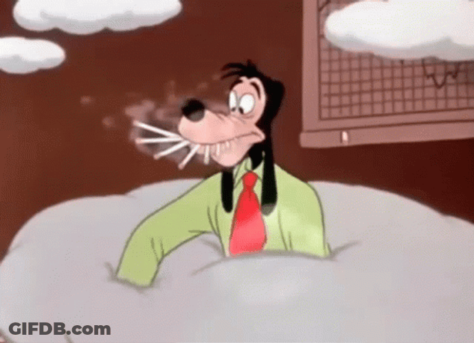 Goofy Animated Smoke GIF
