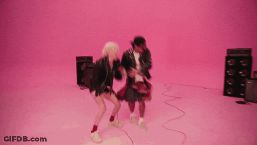 Goofy Bruno Mars And Rose Dancing Apt GIF
