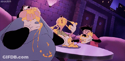 Goofy Eating Hamburger 2000Ish GIF