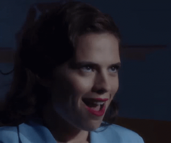 Goofy Face Hayley Atwell GIF