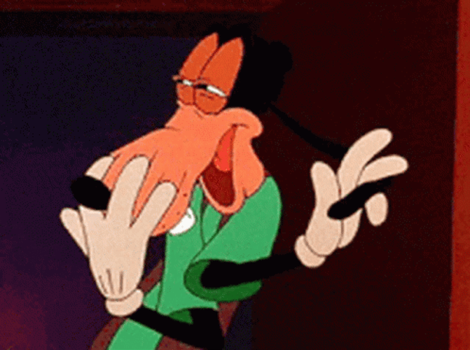Goofy Twirling Hair GIF