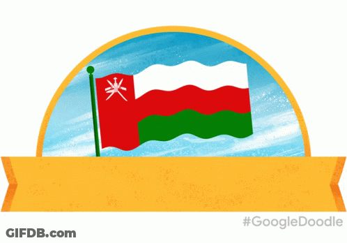 Google Doodle Flag Sticker GIF