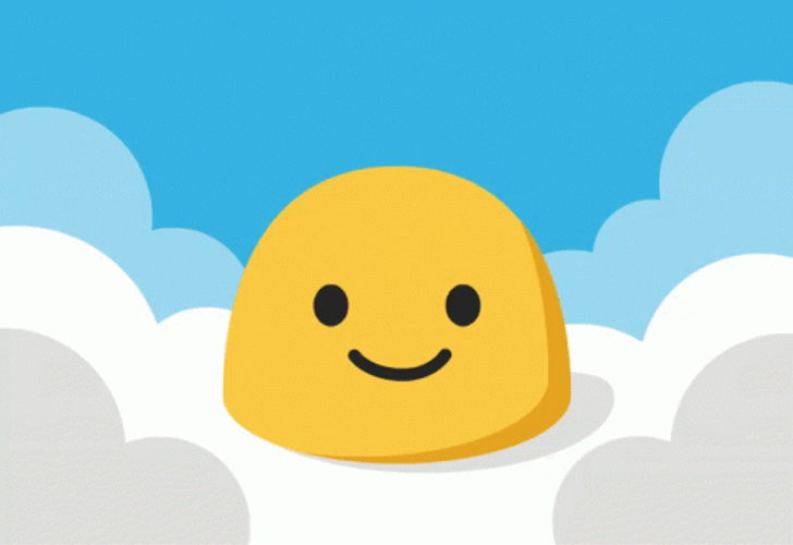 Google Hangouts Angel Halo Emoji GIF