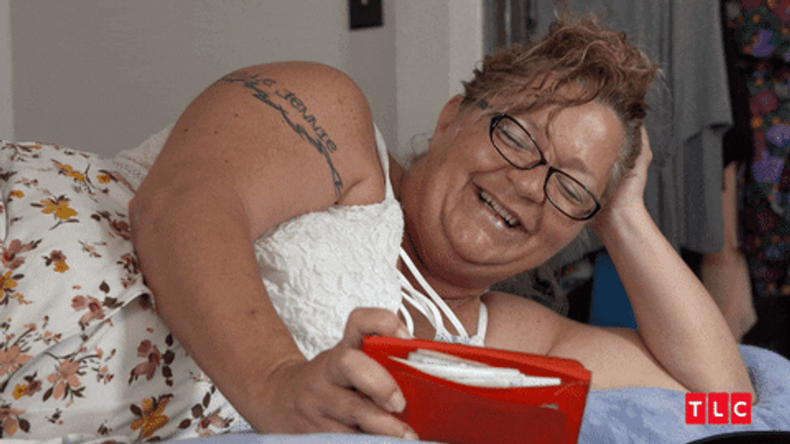 Google Hangouts Lisa Laughing GIF