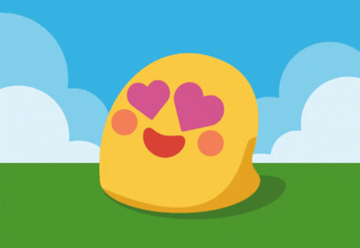 Google Hangouts Love Eyes Emoji GIF