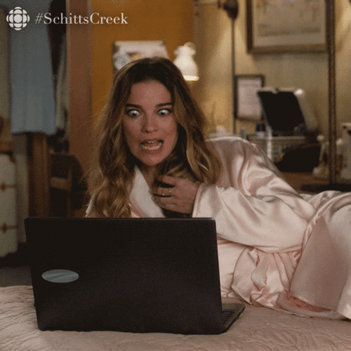 Google Hangouts Schitt's Creek Yum GIF