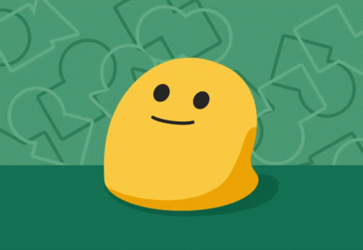 Google Hangouts Wink Smile Emoji GIF