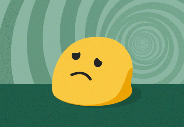 Google Hangouts Worried Emoji GIF