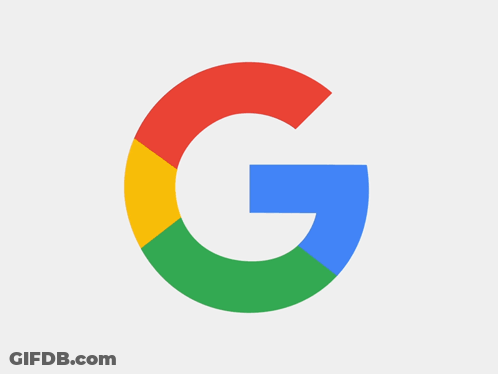 Google Logo With Blue G GIF