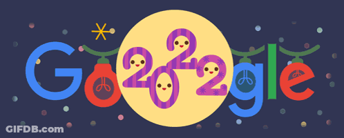 Google Logo With Full Moon 2022 GIF