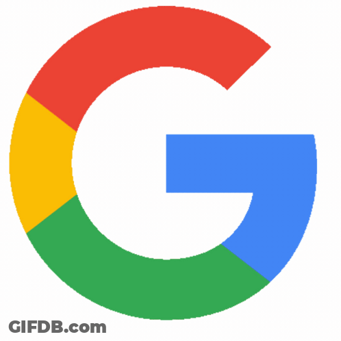 Google Logo With Red Yellow Blue Circle GIF