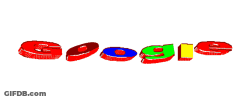 Google Logo With Red Yellow Blue Letters GIF