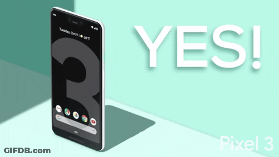 Google Pixel 3 Black Friday GIF