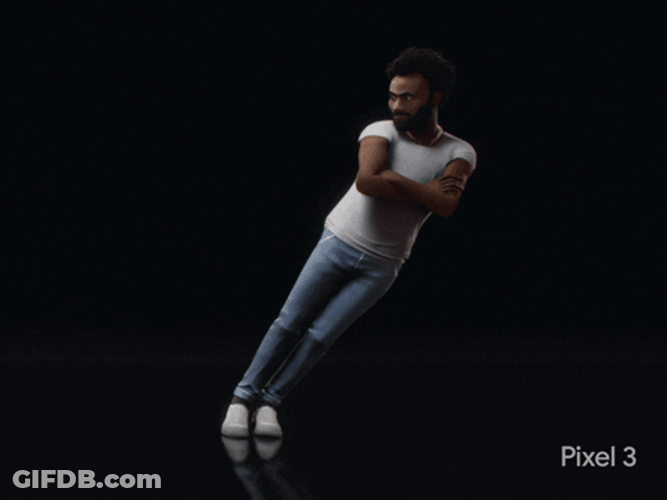 Google Pixel 3 Childish Gambino Playmoji GIF