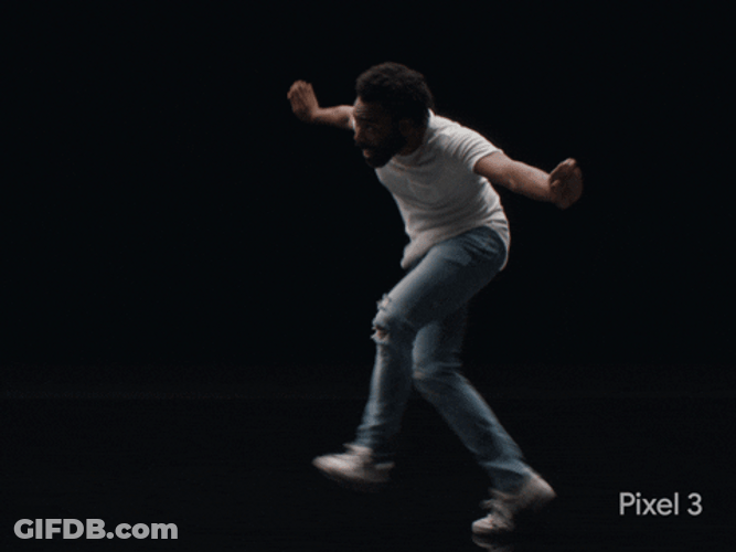 Google Pixel 3 Dance Turn GIF