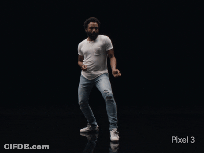 Google Pixel 3 Guitar Dancing GIF