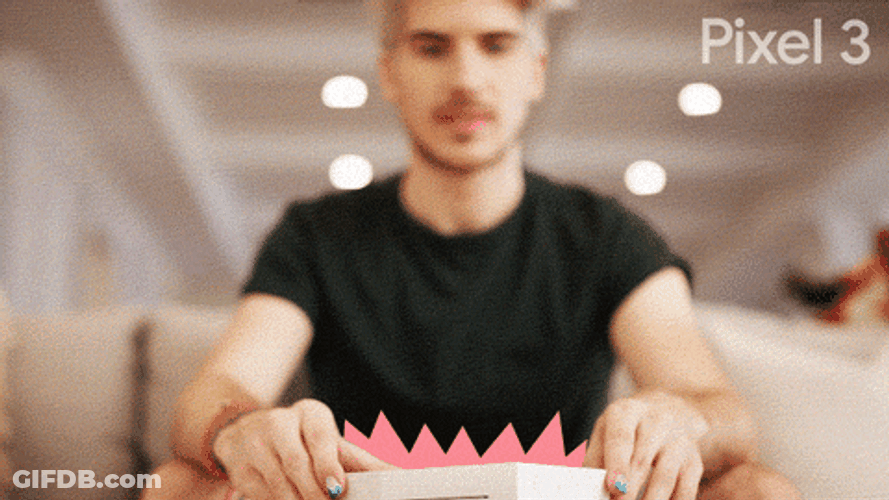 Google Pixel 3 Happy Birthday Gift GIF