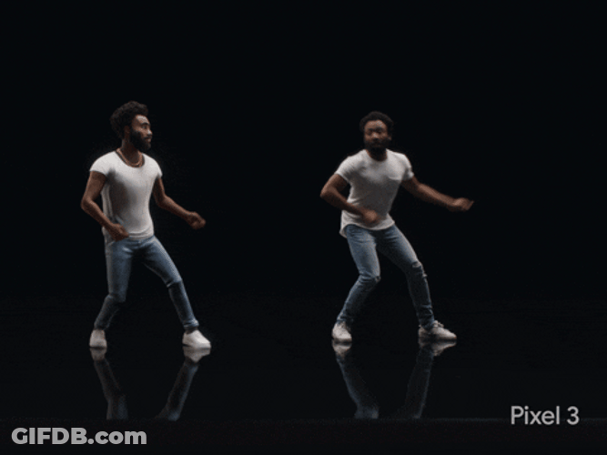 Google Pixel 3 Jump Dance Showdown GIF