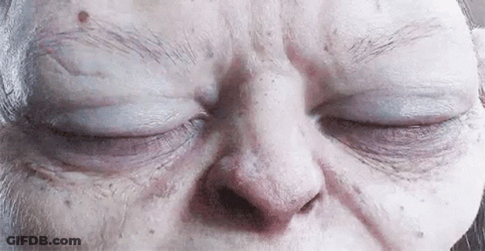 Googly Eyes Golum GIF