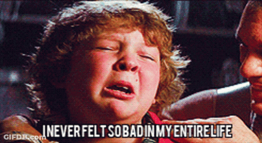 Goonies Chunk Is Crying GIF
