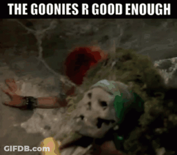 Goonies Cyndi Lauper Screaming GIF