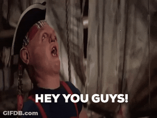 Goonies Hey You Guys Drink More Skratch GIF