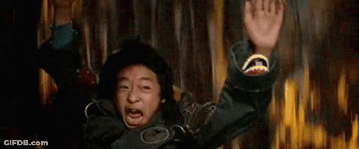 Goonies Richard Wang Falling GIF