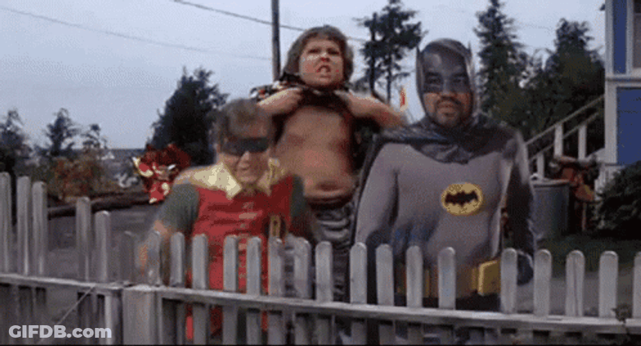 Goonies Super Hero Custome GIF