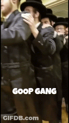 Goop Gang Men In Suits And Hats GIF