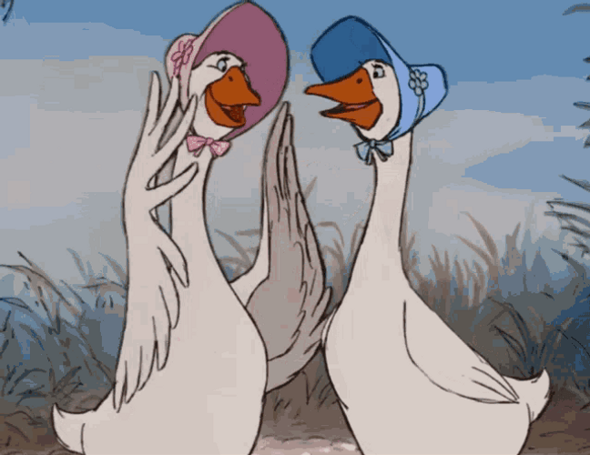 Goose Geese Laughing The Aristocats GIF