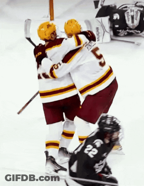 Gophers Having A Group Hug GIF