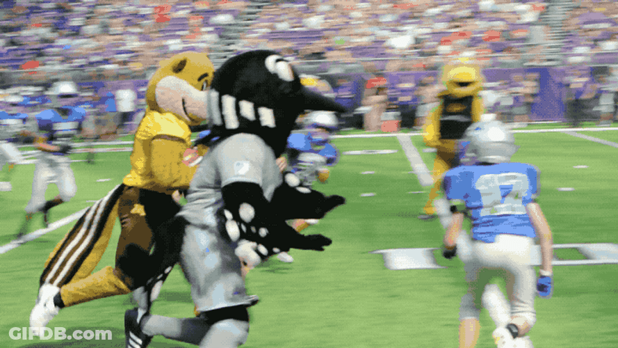 Gophers Run For The Goal GIF