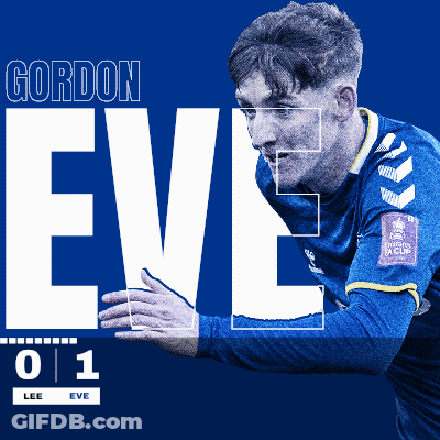 Gordon Eve In Blue Jersey Number 01 GIF