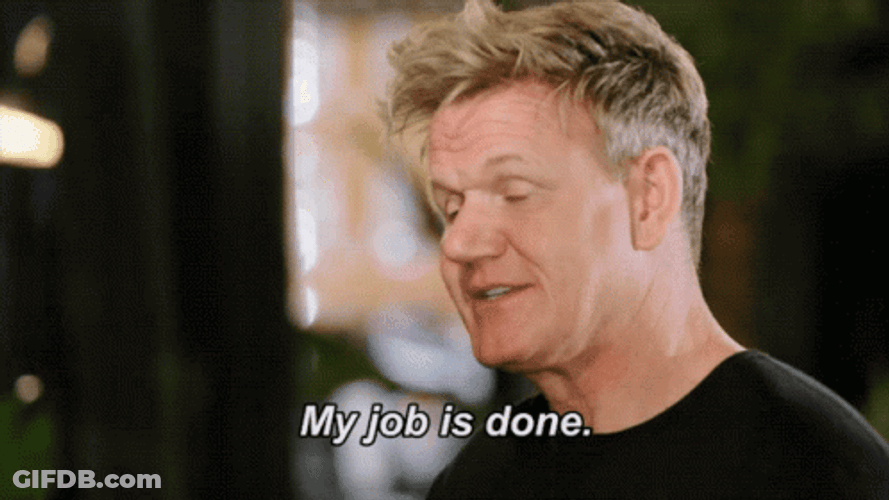 Gordon Ramsay It Is Done GIF