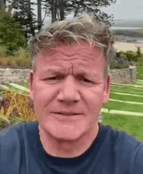 Gordon Ramsay Shaking Head GIF