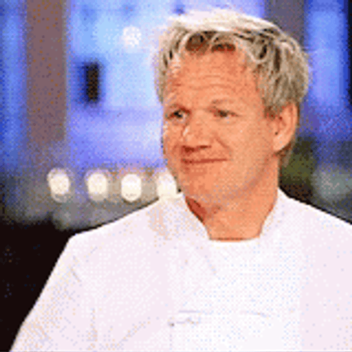 Gordon Ramsay Smile Hell's Kitchen GIF