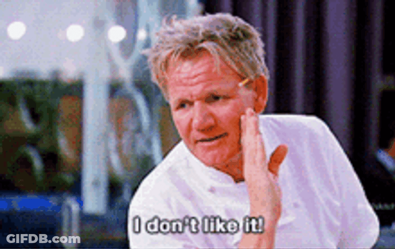 Gordon Ramsay Thank I Hate It GIF