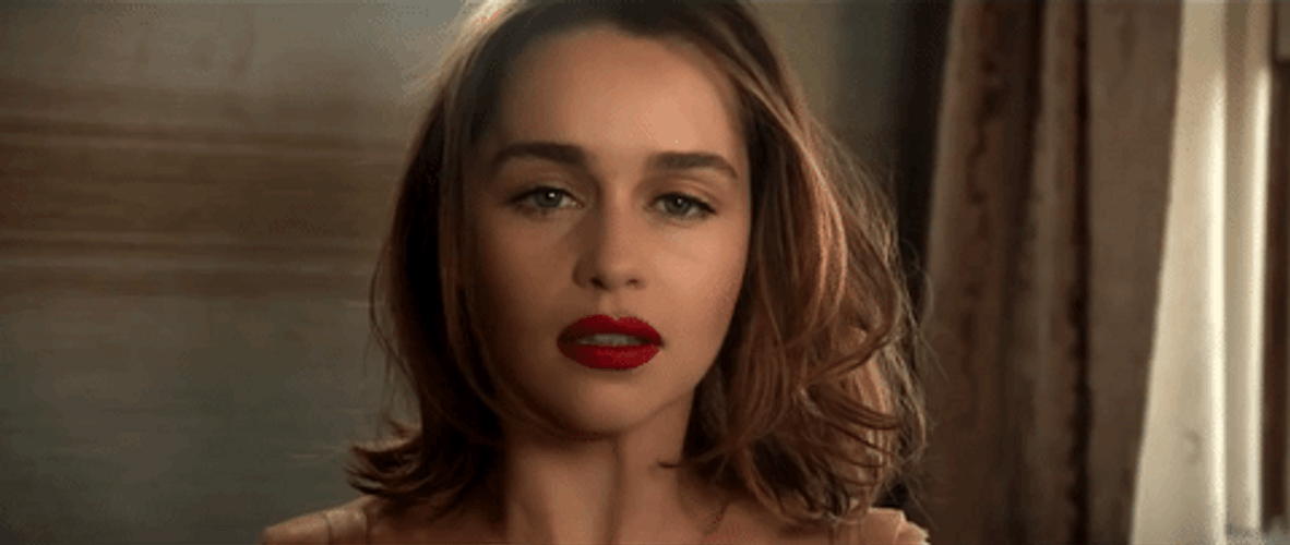 Gorgeous Emilia Clarke On Vogue Australia GIF