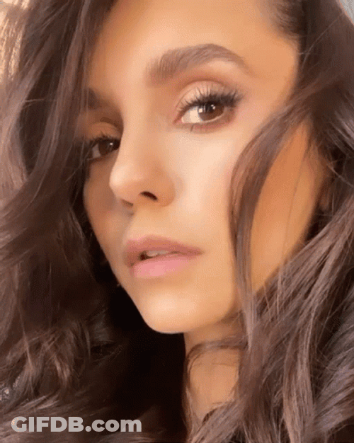 Gorgeous Face Nina Dobrev GIF