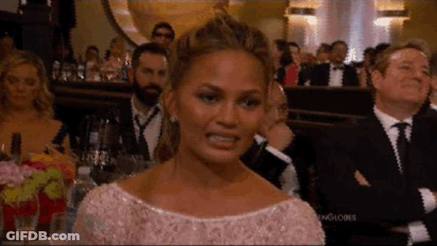 Gorgeous Girl Blank Stare Awards Night GIF