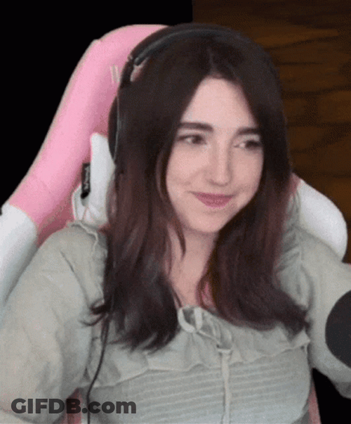 Gorgeous Girl Shaking Head No GIF